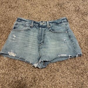 Wild Fable Blue Distressed Jean Shorts